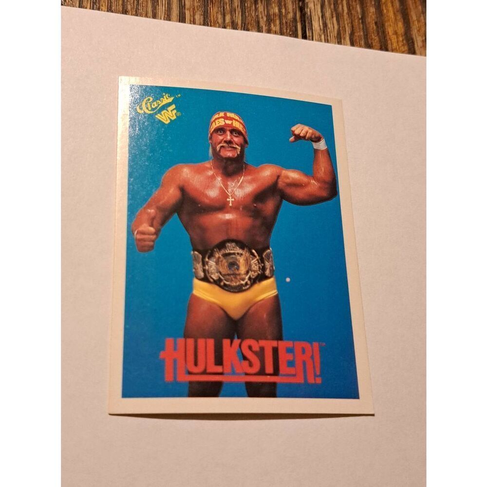 Vintage 1990 WWF Hulk Hogan Trading Card #125 Classic Titan Sports